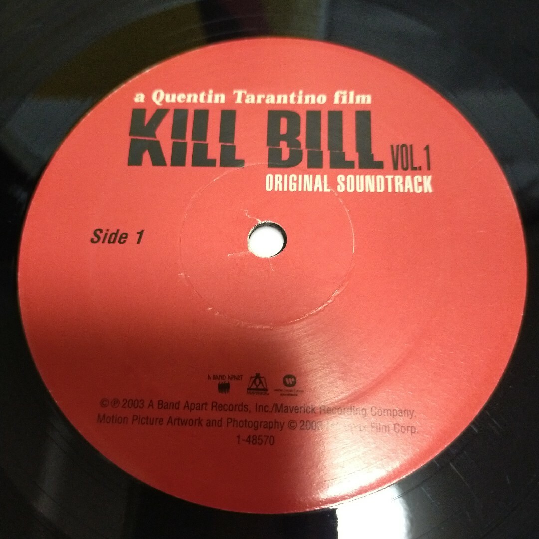 US ORG盤LP/O.S.T/KILL BILL vol.1 キル・ビル エンタメ/ホビーのCD(映画音楽)の商品写真