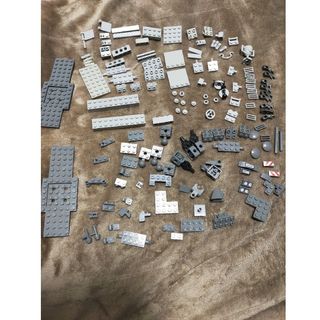 レゴ(Lego)のレゴ　薄灰色　灰色　パーツセット+オレンジ茶色ベージュセット(積み木/ブロック)