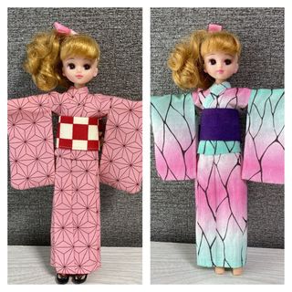 リカちゃん　服　ハンドメイド　浴衣　2点セット(その他)