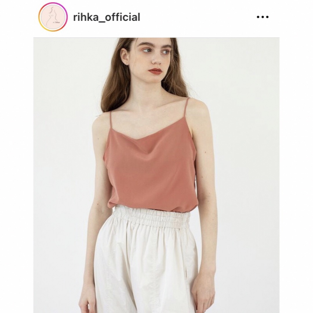 EDIT.FOR LULU(エディットフォールル)の松田未来さん　rihka coussinet silk top キャミソール レディースのトップス(キャミソール)の商品写真