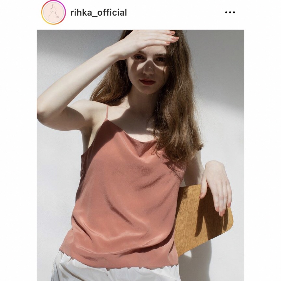 EDIT.FOR LULU(エディットフォールル)の松田未来さん　rihka coussinet silk top キャミソール レディースのトップス(キャミソール)の商品写真