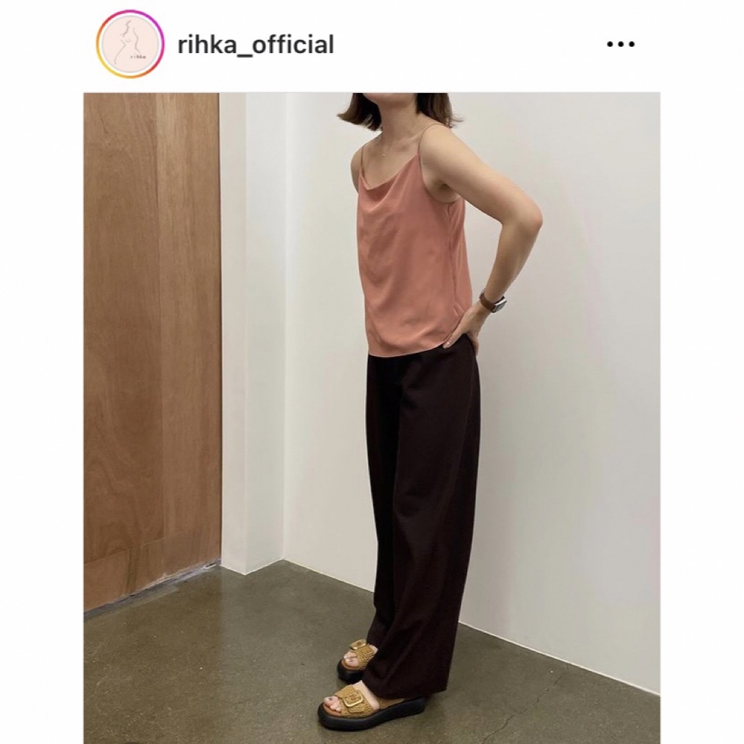 EDIT.FOR LULU(エディットフォールル)の松田未来さん　rihka coussinet silk top キャミソール レディースのトップス(キャミソール)の商品写真