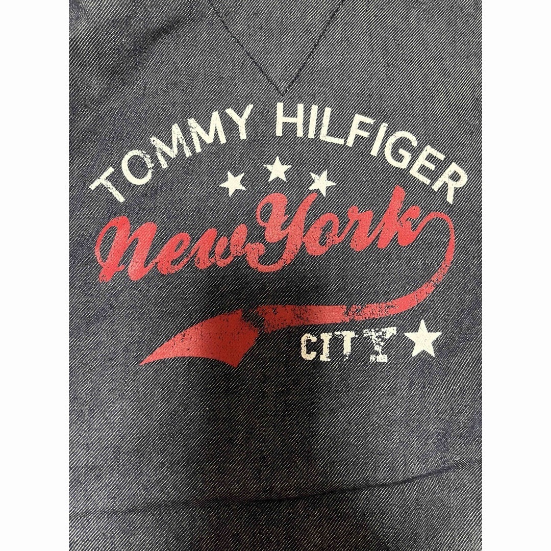 TOMMY HILFIGER(トミーヒルフィガー)の美品 TOMMY HILFIGER デニムワンピース 100cm  サイズ4 キッズ/ベビー/マタニティのキッズ服女の子用(90cm~)(ワンピース)の商品写真