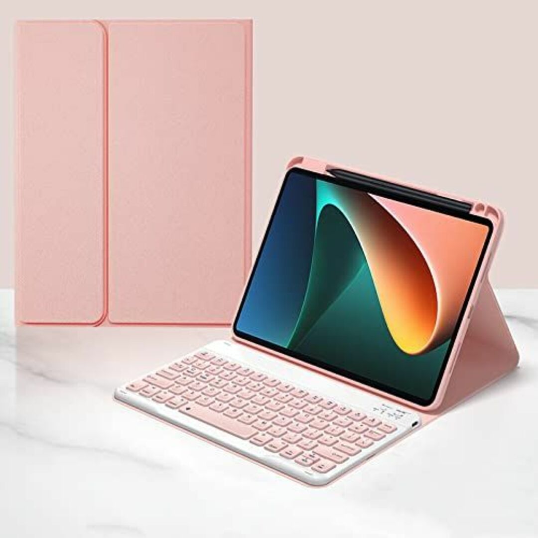 【サイズ:XiaomiPad5/Pad5Pro_色:ピンク】Xiaomi Mi  スマホ/家電/カメラのPC/タブレット(タブレット)の商品写真