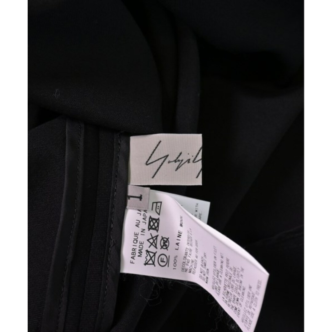 Yohji Yamamoto(ヨウジヤマモト)のYOHJI YAMAMOTO ヨウジヤマモト ワンピース 1(XS位) 黒 【古着】【中古】 レディースのワンピース(ひざ丈ワンピース)の商品写真