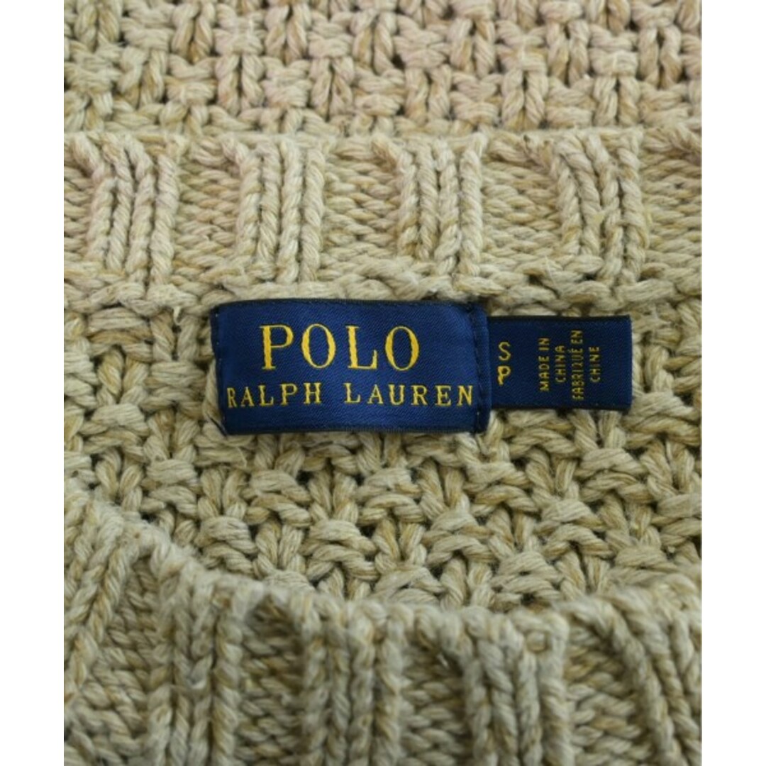 POLO RALPH LAUREN(ポロラルフローレン)のPolo Ralph Lauren ニット・セーター S ベージュ 【古着】【中古】 レディースのトップス(ニット/セーター)の商品写真