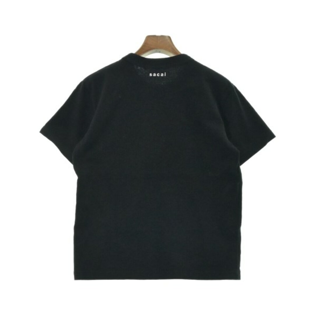 sacai(サカイ)のsacai サカイ Tシャツ・カットソー 0(XS位) 黒x黄 【古着】【中古】 レディースのトップス(カットソー(半袖/袖なし))の商品写真