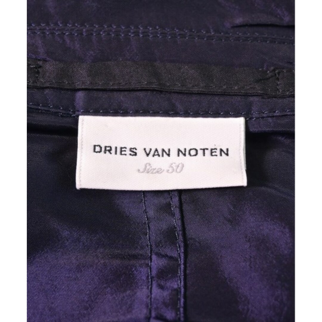 DRIES VAN NOTEN(ドリスヴァンノッテン)のDRIES VAN NOTEN カジュアルジャケット 50(XL位) 紺 【古着】【中古】 メンズのジャケット/アウター(テーラードジャケット)の商品写真