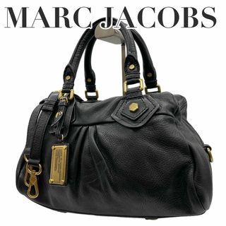 マークバイマークジェイコブス(MARC BY MARC JACOBS)の美品　マークバイマークジェイコブス　s53 ハンドバッグ　2way 斜め掛け　黒(ハンドバッグ)