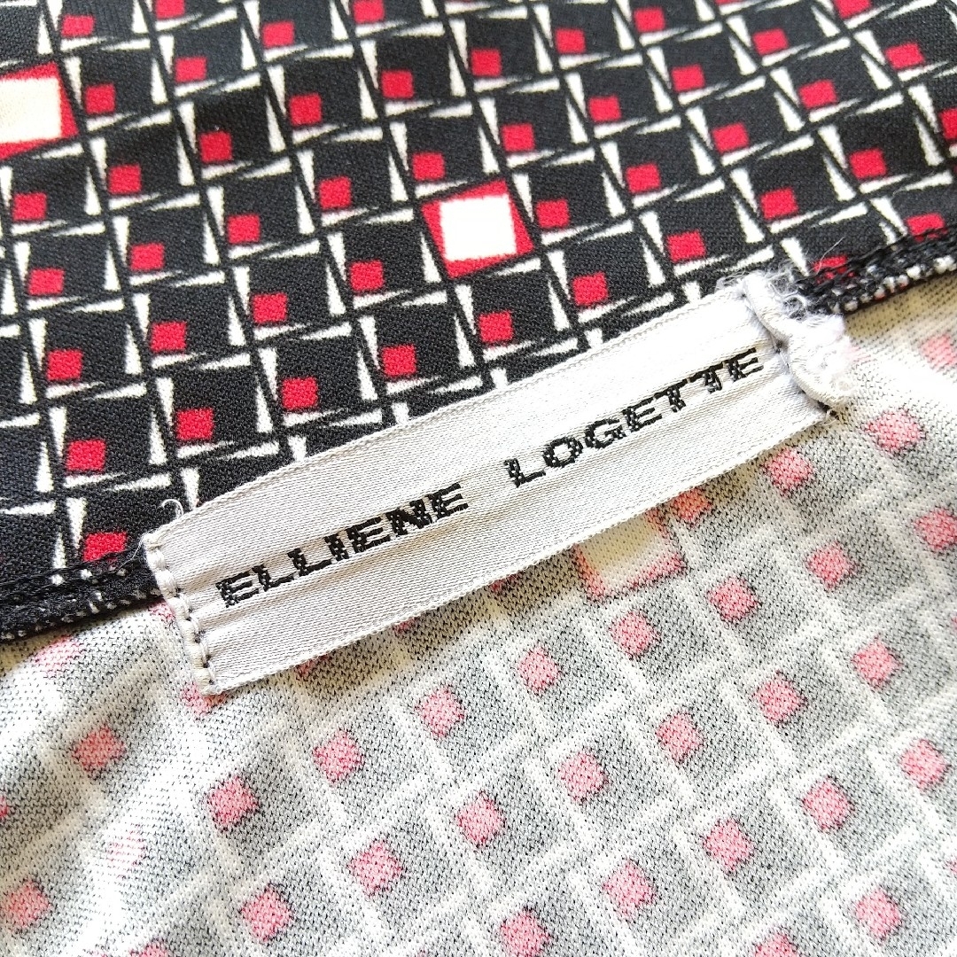 Lochie(ロキエ)の＊総柄ブラウス＊ ポリシャツ 派手シャツ 長袖 レトロ 90's レディースのトップス(シャツ/ブラウス(長袖/七分))の商品写真