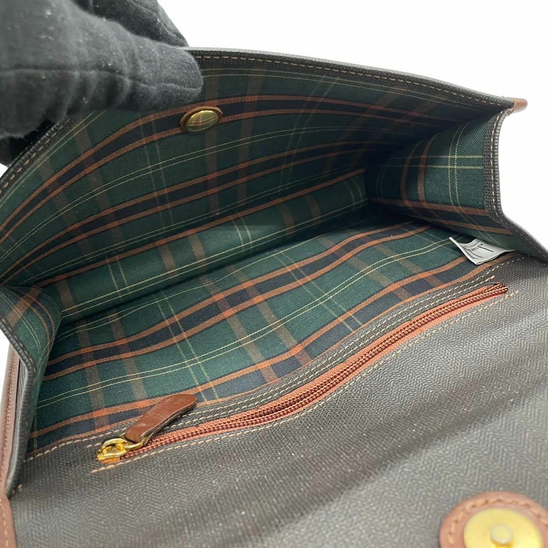 Dunhill(ダンヒル)の美品　ダンヒル　s53 セカンドバッグ　クラッチバッグ グレー　ブラウン メンズのバッグ(その他)の商品写真
