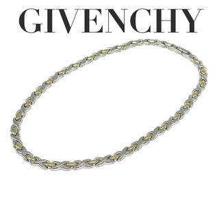 ジバンシィ(GIVENCHY)の美品　GIVENCHY ジバンシー I2 ネックレス　シルバー　ゴールド(ネックレス)