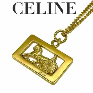 celine - 新品未使用 CELINE セリーヌ ゴシックロゴ ネックレスの通販