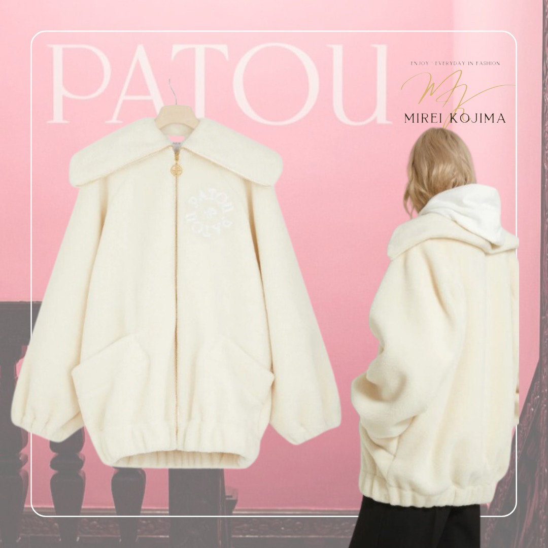 PATOU - PATOU フェイクシアリングボンバージャケットの通販 by PATOU - PATOU フェイクシアリングボンバージャケットの通販 by