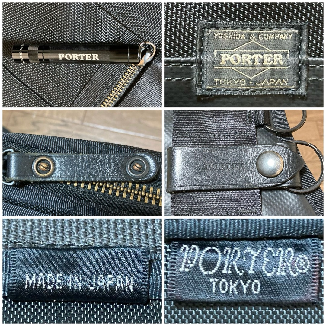 PORTER(ポーター)の名品！PORTER ポーター　ヒート  ワンショルダーボディバッグ定価3.8万円 メンズのバッグ(ボディーバッグ)の商品写真