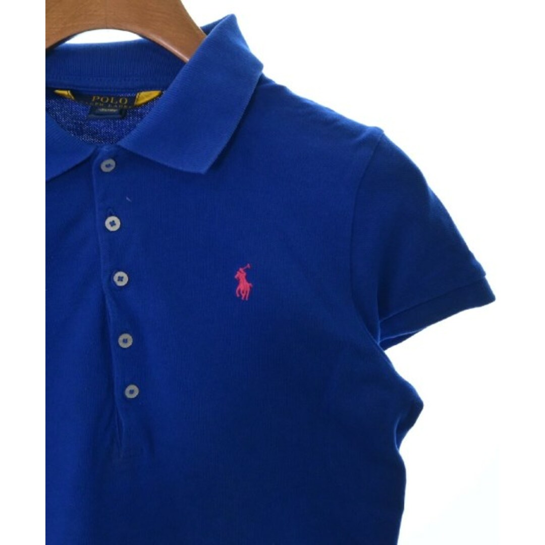 POLO RALPH LAUREN(ポロラルフローレン)のPolo Ralph Lauren ポロラルフローレン ポロシャツ XL 青 【古着】【中古】 レディースのトップス(ポロシャツ)の商品写真