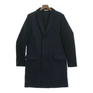 CARVEN - CARVEN カルヴェン チェスターコート 44(S位) 紺x黒 【古着】【中古】