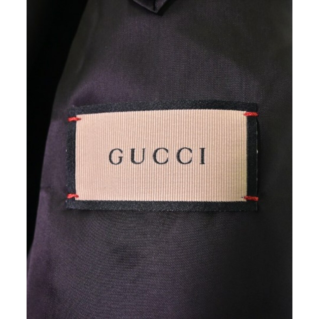 Gucci(グッチ)のGUCCI グッチ ブルゾン 48(L位) 黒(総柄) 【古着】【中古】 メンズのジャケット/アウター(その他)の商品写真