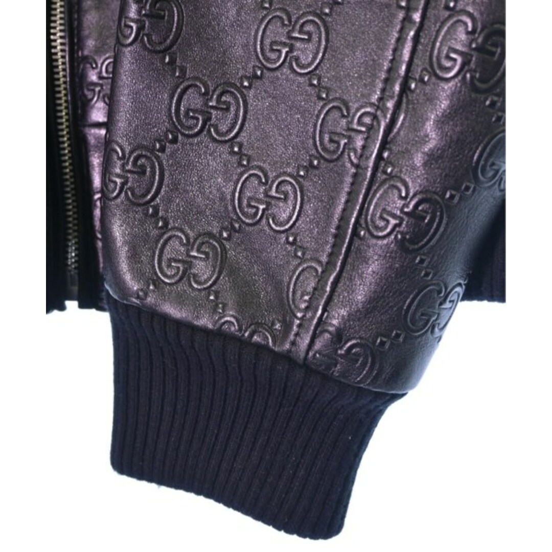 Gucci(グッチ)のGUCCI グッチ ブルゾン 48(L位) 黒(総柄) 【古着】【中古】 メンズのジャケット/アウター(その他)の商品写真