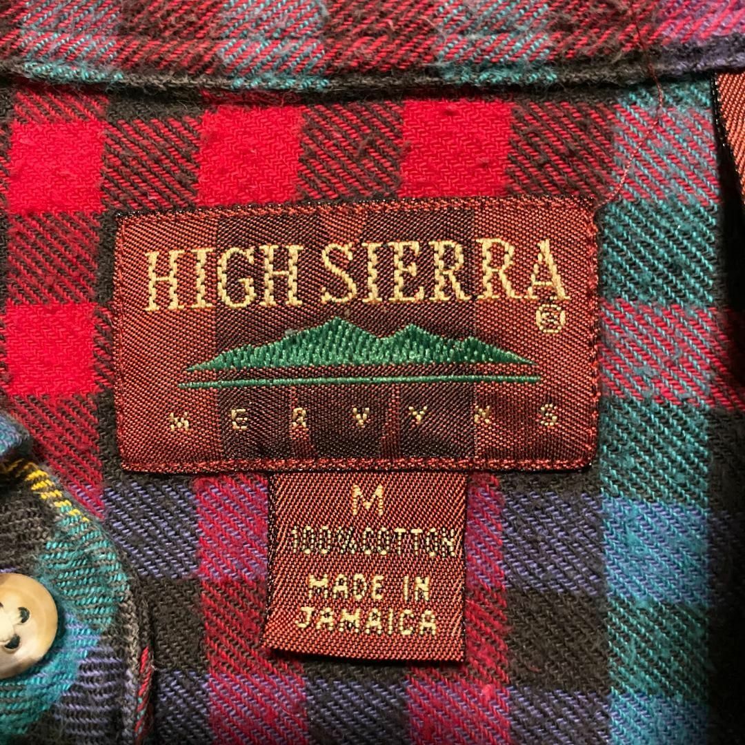 HIGH SIERRA(ハイシエラ)のアメリカ古着　HIGH SIERRA ネルシャツ　長袖　シャツ　チェック　U3 メンズのトップス(シャツ)の商品写真