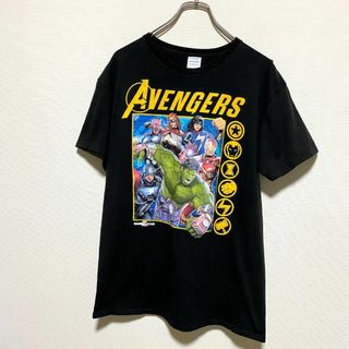 マーベル(MARVEL)のアメリカ古着　MARVEL　アベンジャーズ　ハルク　アイアンマン　J411(Tシャツ/カットソー(半袖/袖なし))