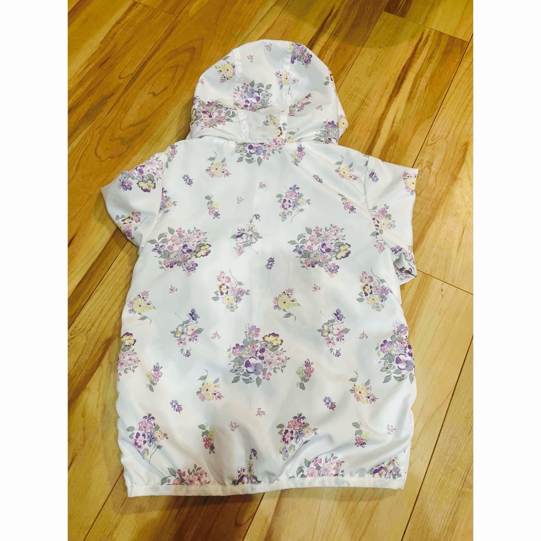 petit main(プティマイン)のpetit main ナイロンパーカー　120 キッズ/ベビー/マタニティのキッズ服女の子用(90cm~)(ジャケット/上着)の商品写真