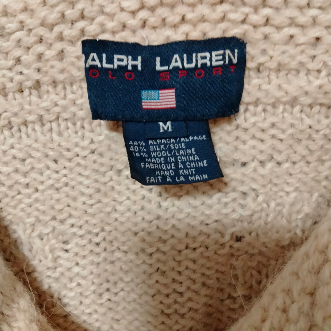 Ralph Lauren(ラルフローレン)のRalph Lauren ラルフローレン レースアップ 短丈 ニット レディースのトップス(ニット/セーター)の商品写真