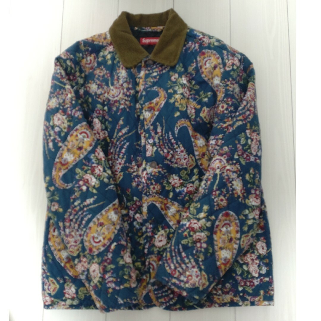 supreme quilted paisley jacket Mサイズ | フリマアプリ ラクマ