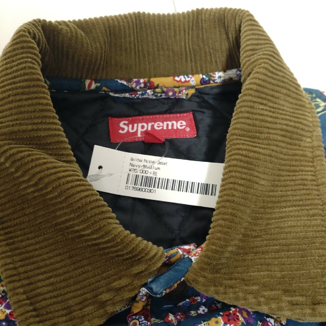 supreme quilted paisley jacket Mサイズの通販 by dada's shop｜ラクマ