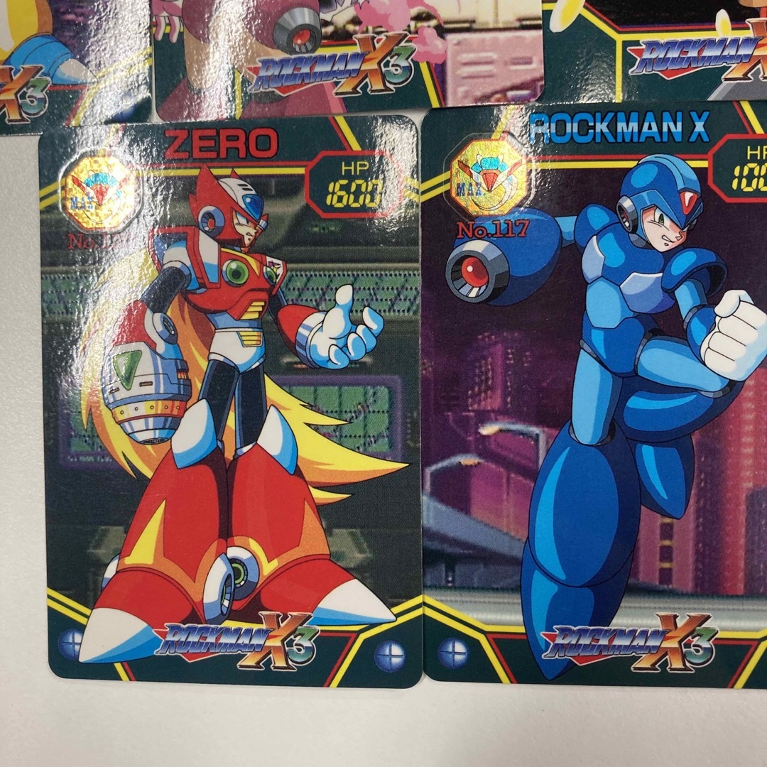 ロックマンX  カードダス  カード  セット エンタメ/ホビーのフィギュア(ゲームキャラクター)の商品写真