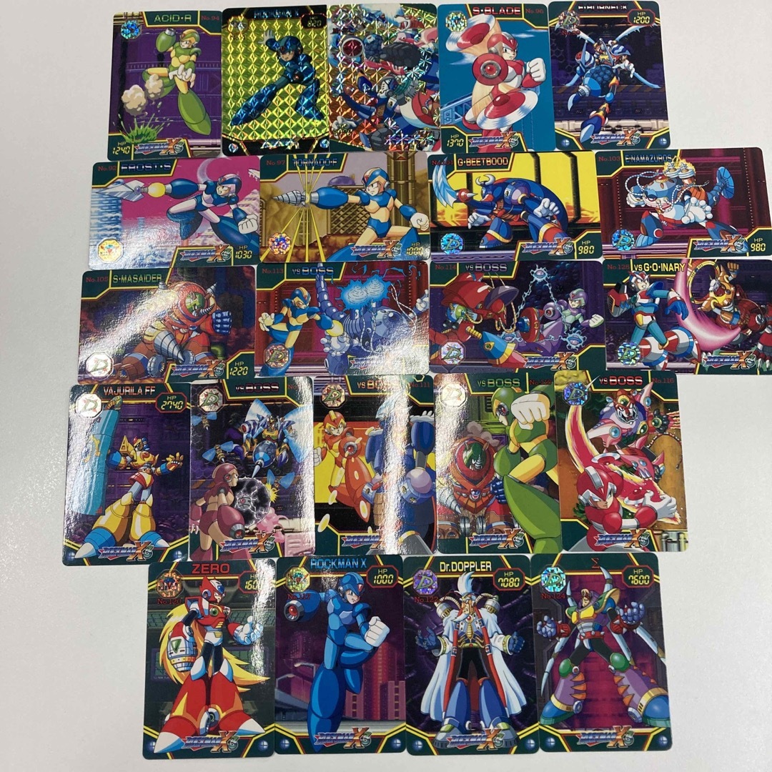 ロックマンX  カードダス  カード  セット エンタメ/ホビーのフィギュア(ゲームキャラクター)の商品写真