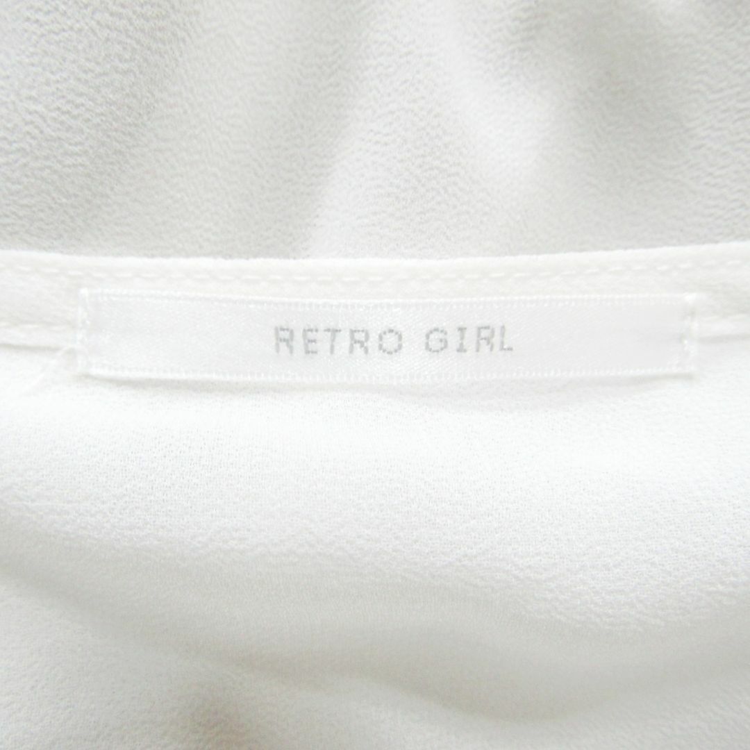 RETRO GIRL(レトロガール)のRETRO GIRL　レトロガール　エンブロイダリーシア―ブラウス レディースのトップス(シャツ/ブラウス(半袖/袖なし))の商品写真