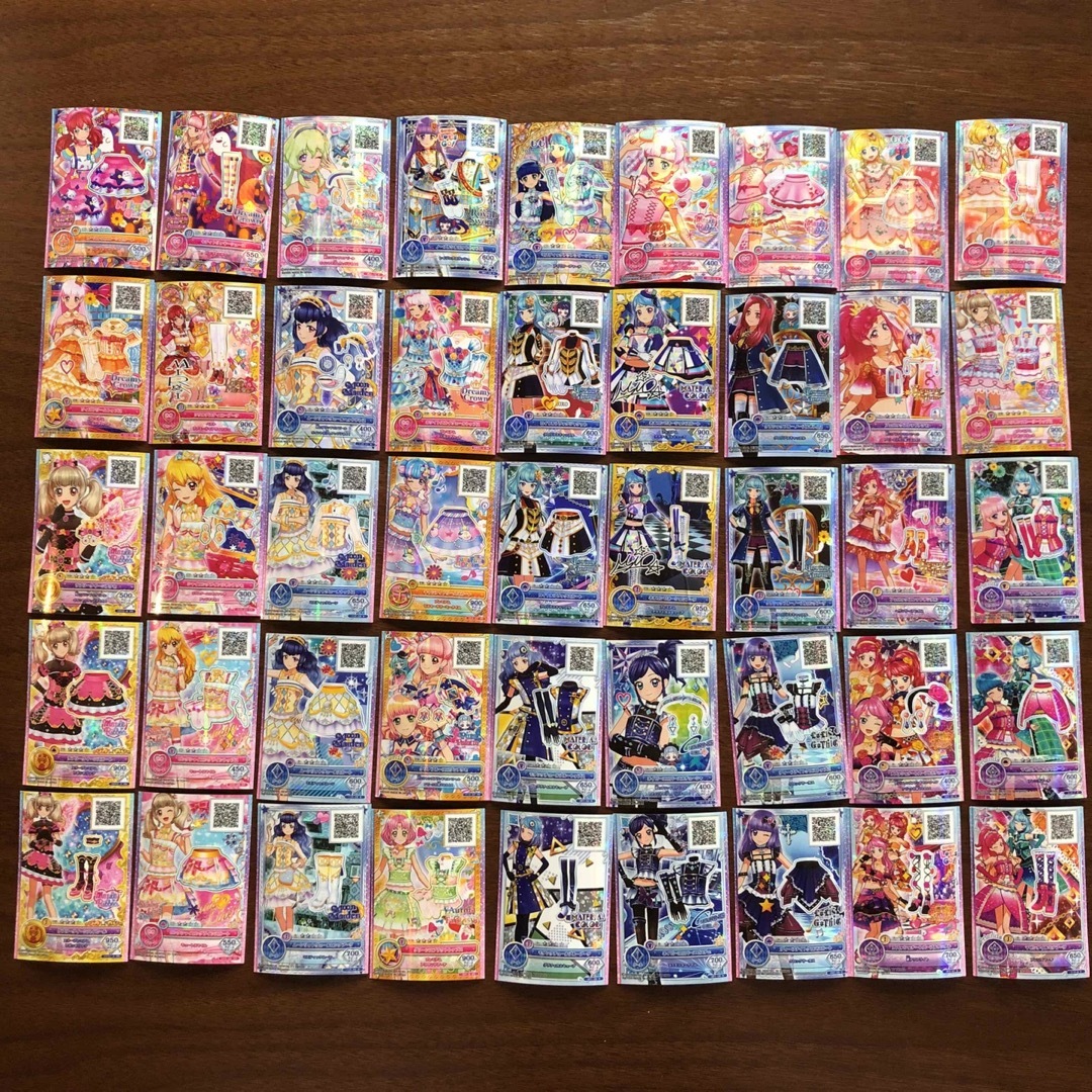アイカツ!(アイカツ)のアイカツ!カード　45枚　星2〜3 エンタメ/ホビーのアニメグッズ(カード)の商品写真