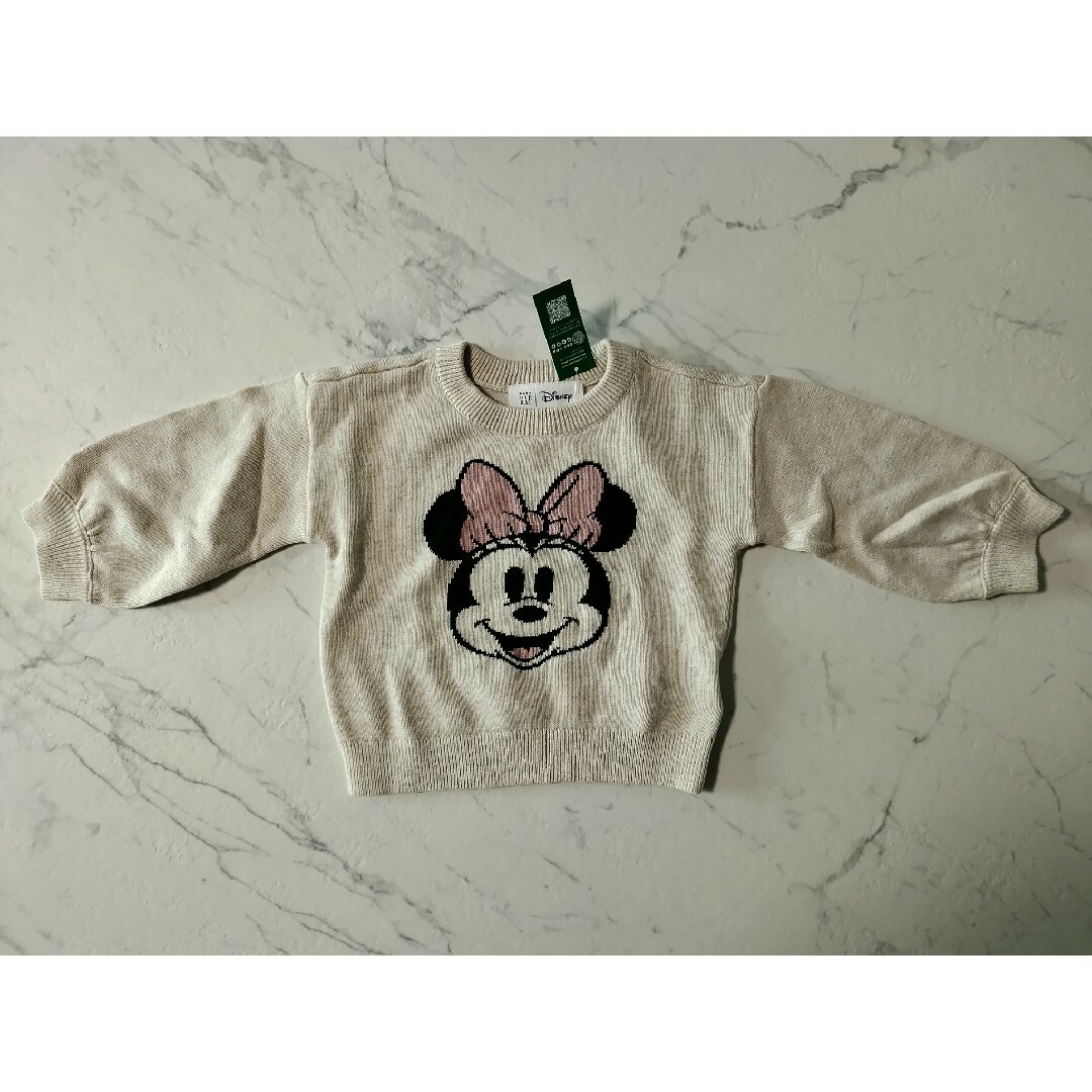 babyGAP(ベビーギャップ)の新品タグ付き babyGAP ミニーマウス セーター ディズニー 90 キッズ/ベビー/マタニティのキッズ服女の子用(90cm~)(ニット)の商品写真