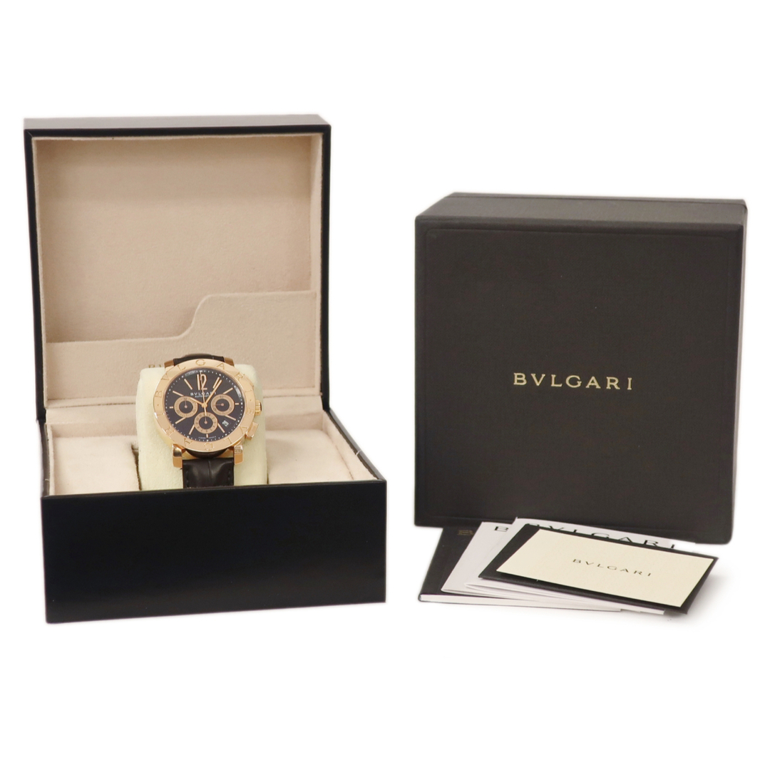 BVLGARI(ブルガリ)のブルガリ  ブルガリブルガリ クロノグラフ 101715 BBP42GL メンズの時計(腕時計(アナログ))の商品写真