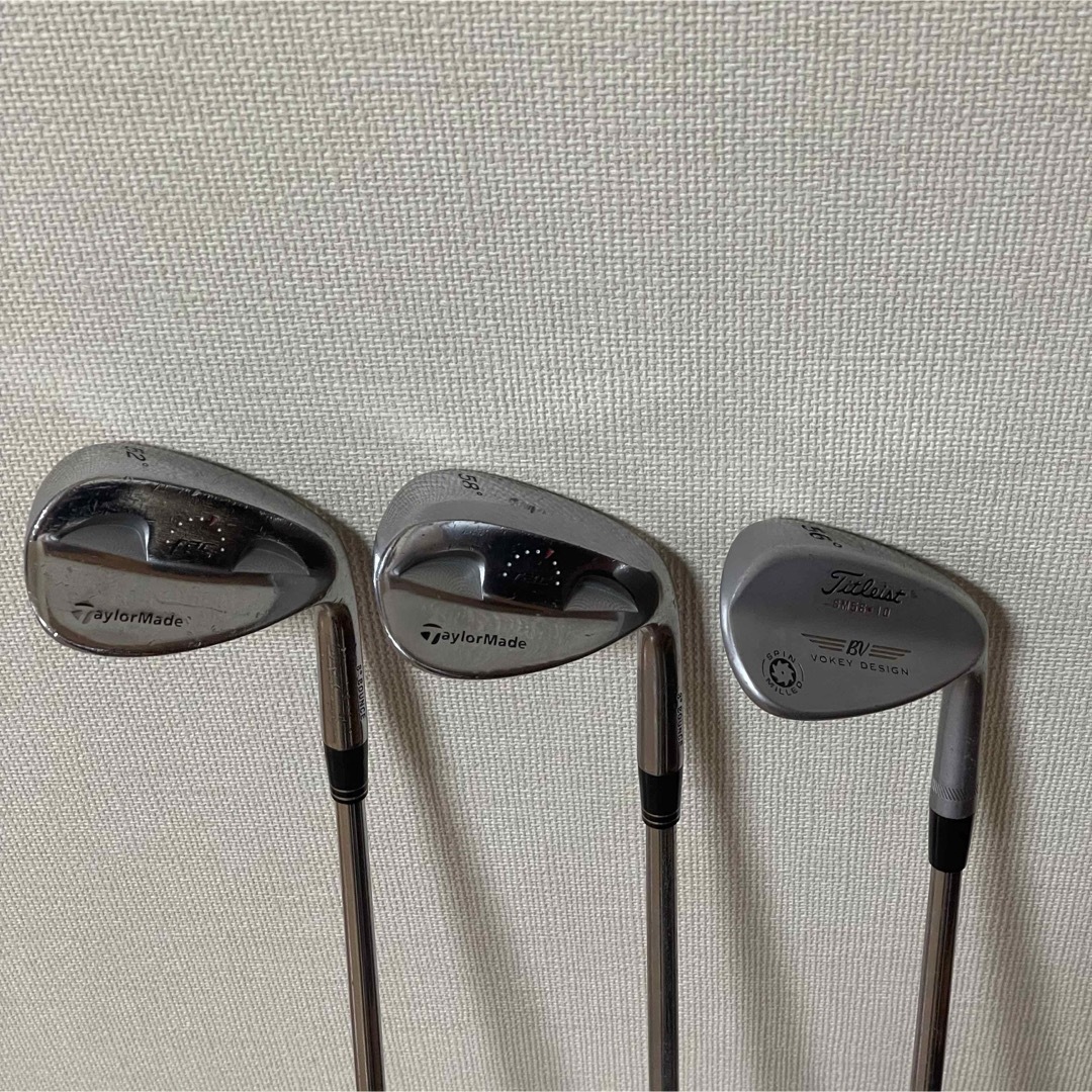 TaylorMade(テーラーメイド)のボーケイ、テーラーメイドのウェッジ3本セット　52度、56度、58度 スポーツ/アウトドアのゴルフ(クラブ)の商品写真