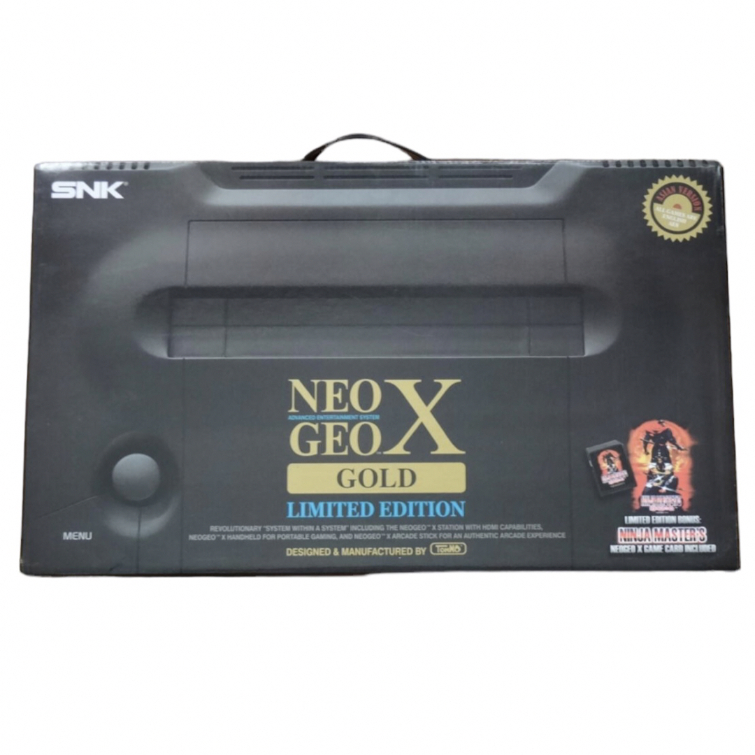 NEOGEO(ネオジオ)のGEO X GOLD/ネオジオX ゴールド/LIMITED EDITION エンタメ/ホビーのゲームソフト/ゲーム機本体(家庭用ゲーム機本体)の商品写真