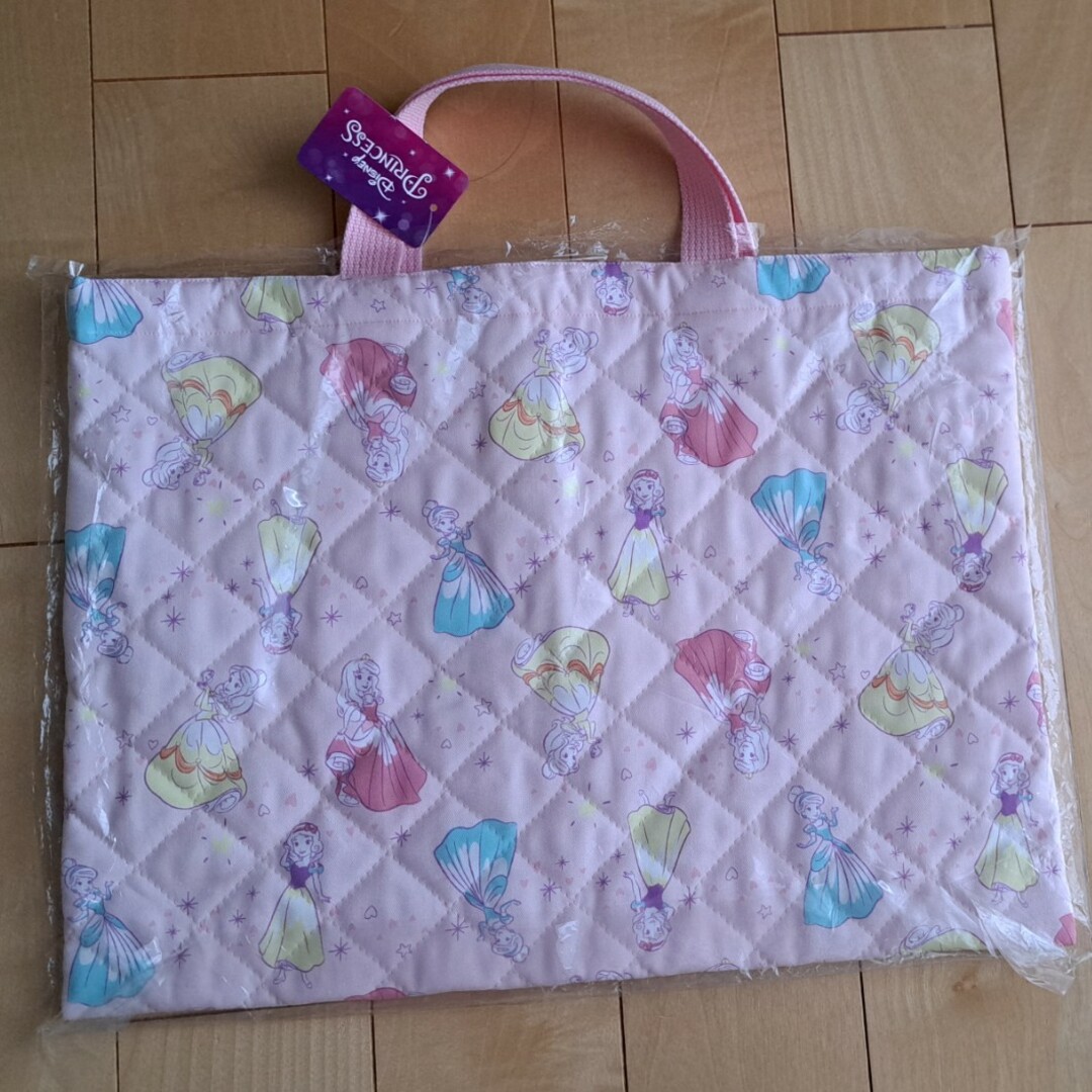新品 プリンセスレッスンバック 手提げバック キッズ/ベビー/マタニティのこども用バッグ(レッスンバッグ)の商品写真
