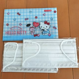 ハローキティ(ハローキティ)のHELLO KITTY　ハローキティ　使い捨てマスク　マスク入れ　花粉対策(キャラクターグッズ)