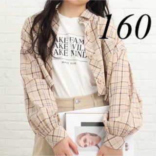 ピンクラテ(PINK-latte)の新品　ピンクラテ　シャツセット　160(Tシャツ/カットソー)