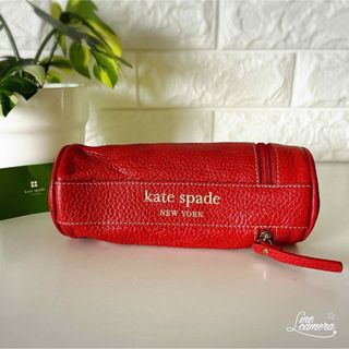 ケイトスペード(kate spade new york) ポーチ(レディース)（レッド