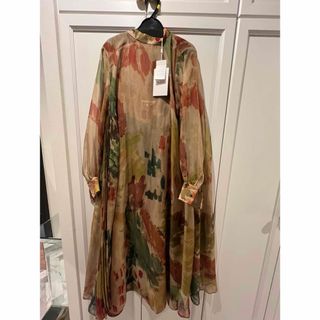 アメリヴィンテージ(Ameri VINTAGE)の【新品】Ameri UND WILLOW PAINT DRESS S(ロングワンピース/マキシワンピース)