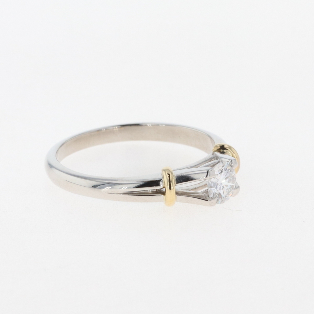ダイヤモンド デザインリング 10.5号 Pt900 【中古】 レディースのアクセサリー(リング(指輪))の商品写真