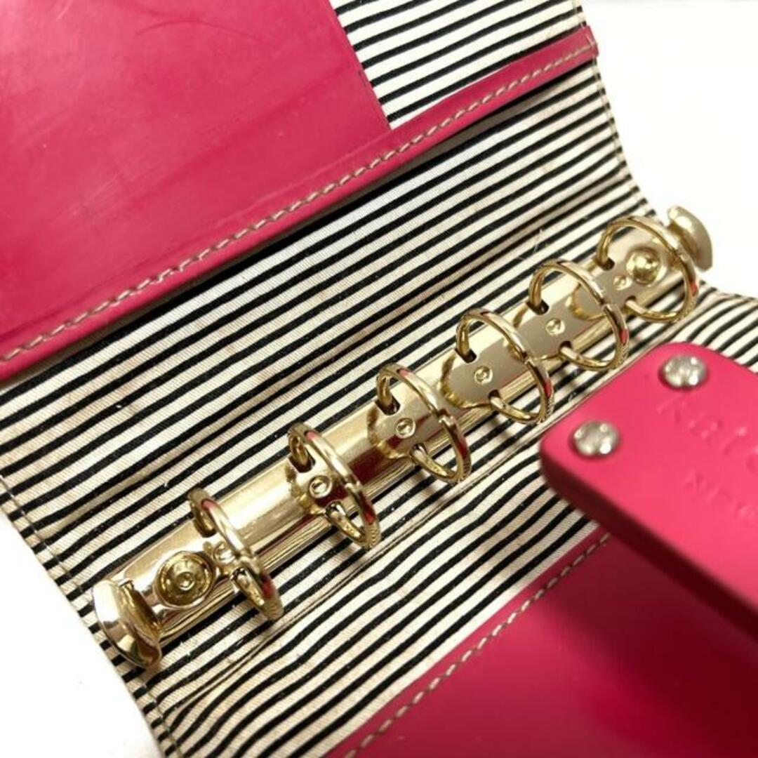 kate spade new york(ケイトスペードニューヨーク)のKate spade(ケイトスペード) 手帳 - ゴールド×ピンク レザー レディースのファッション小物(その他)の商品写真