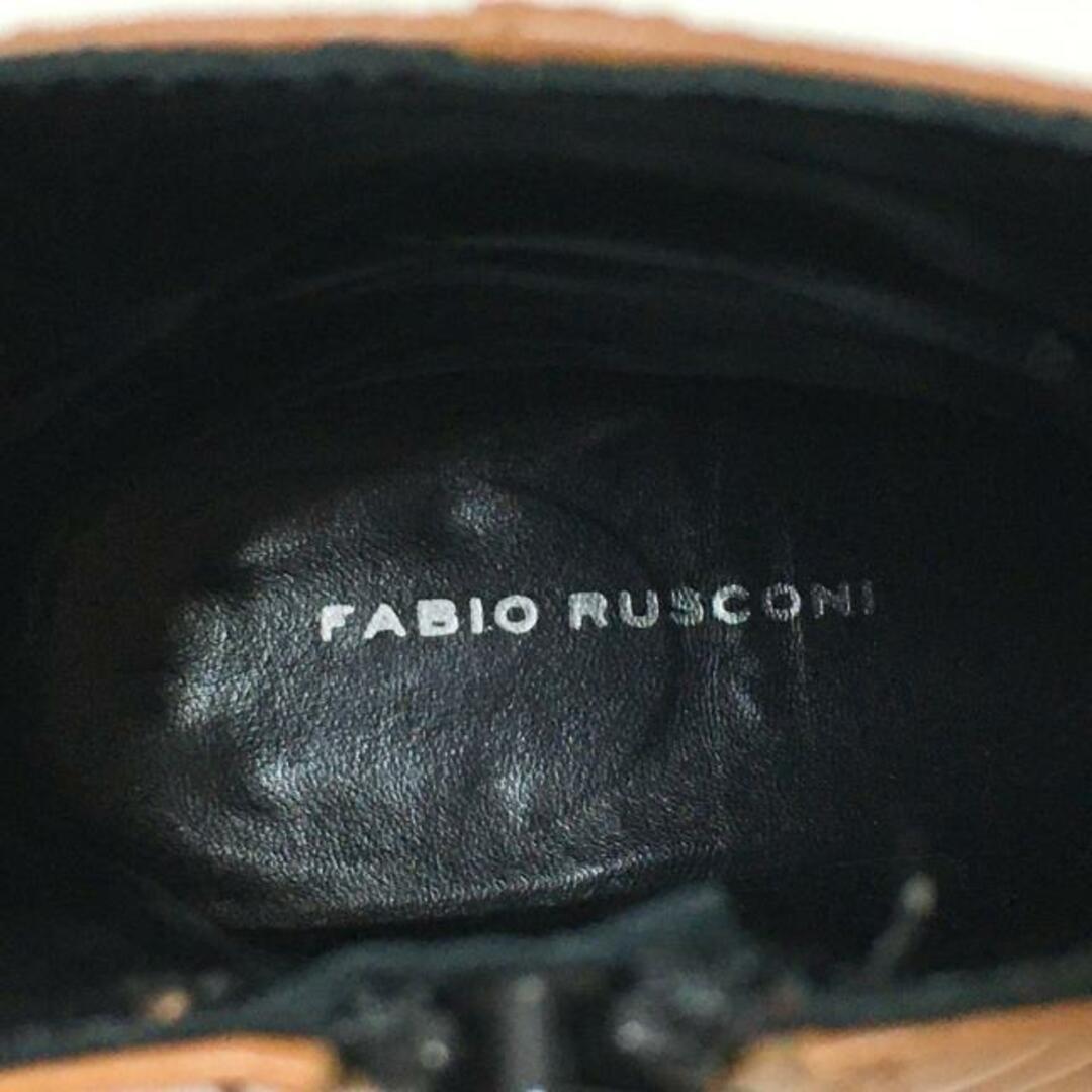 FABIO RUSCONI(ファビオルスコーニ)のFABIO RUSCONI(ファビオルスコーニ) ショートブーツ 35 レディース - ブラウン アウトソール張替済 レザー レディースの靴/シューズ(ブーツ)の商品写真
