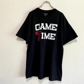 ギルタン(GILDAN)のアメリカ古着　GAME TIME　イベントTシャツ　半袖Tシャツ　J554(Tシャツ/カットソー(半袖/袖なし))