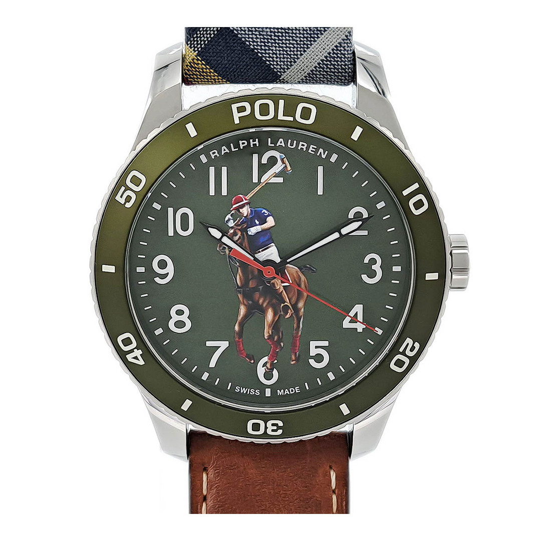 Ralph Lauren(ラルフローレン)のラルフローレン ポロプレーヤー 472836826003 自動巻き ステンレススティール メンズ RALPH LAUREN 【中古】 【時計】 メンズの時計(腕時計(アナログ))の商品写真