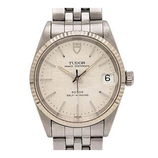 チュードル(Tudor)のチューダー プリンス オイスターデイト 72034 自動巻き ステンレススティール/ホワイトゴールド メンズ ボーイズ TUDOR [アンティーク ヴィンテージ] 【中古】 【時計】(腕時計(アナログ))