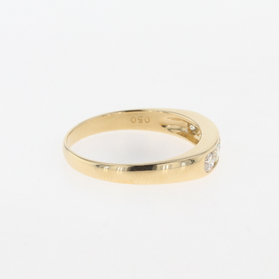 メレダイヤ デザインリング 13号 K18 【中古】 レディースのアクセサリー(リング(指輪))の商品写真