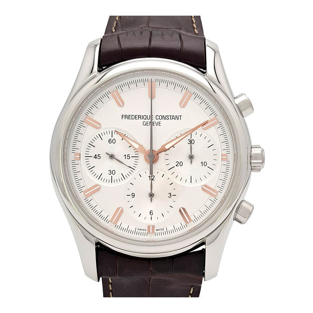 FREDERIQUE CONSTANT(フレデリックコンスタント)のフレデリックコンスタント クロノグラフ 北京toパリ FC396X6B6 自動巻き ステンレススティール メンズ FREDERIQUE CONSTANT 【中古】 【時計】 メンズの時計(腕時計(アナログ))の商品写真